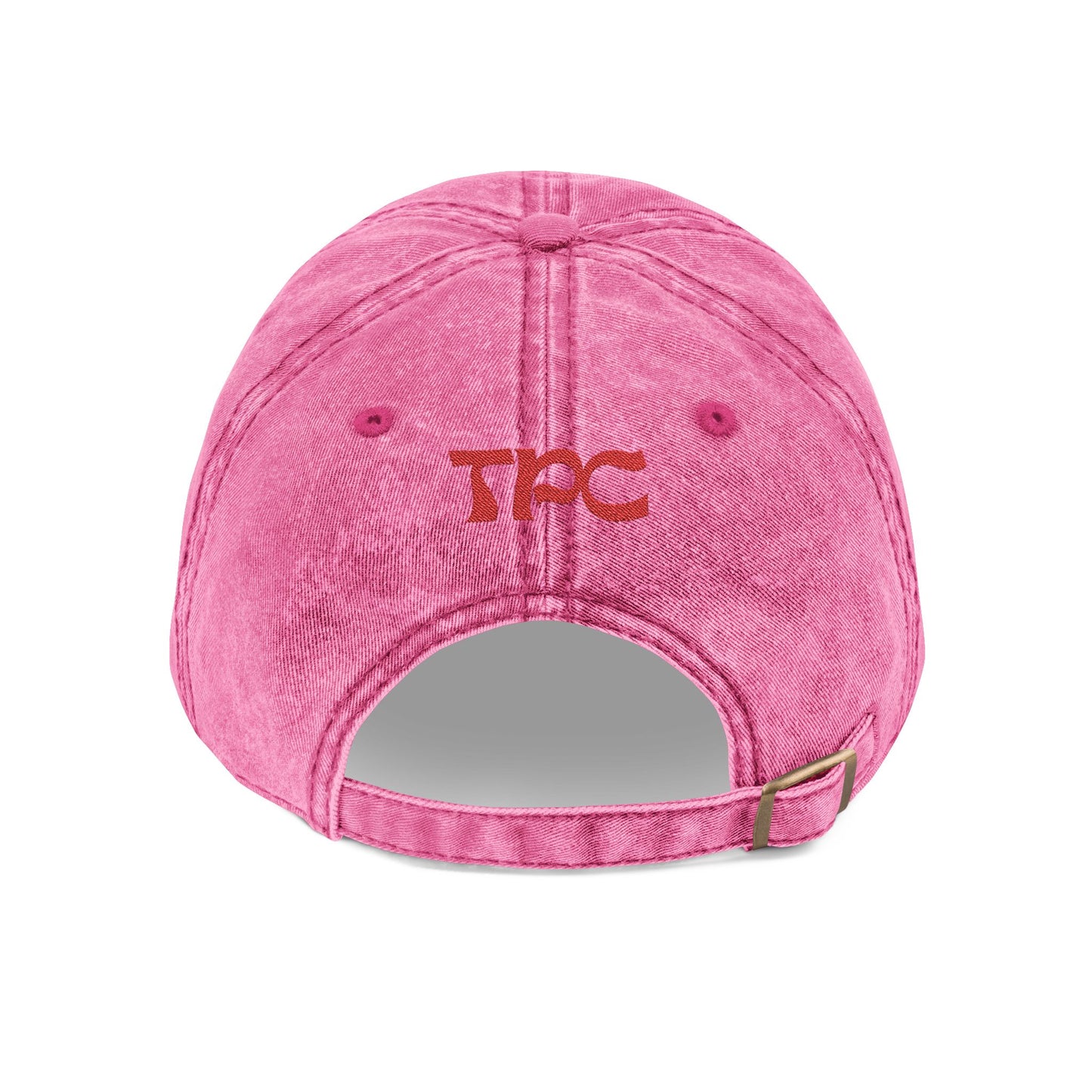 Pink Vintage Wash Dad Cap with Coastal Cowgirl Style and Shell-inspired embroidery Shell Wrangler Hat